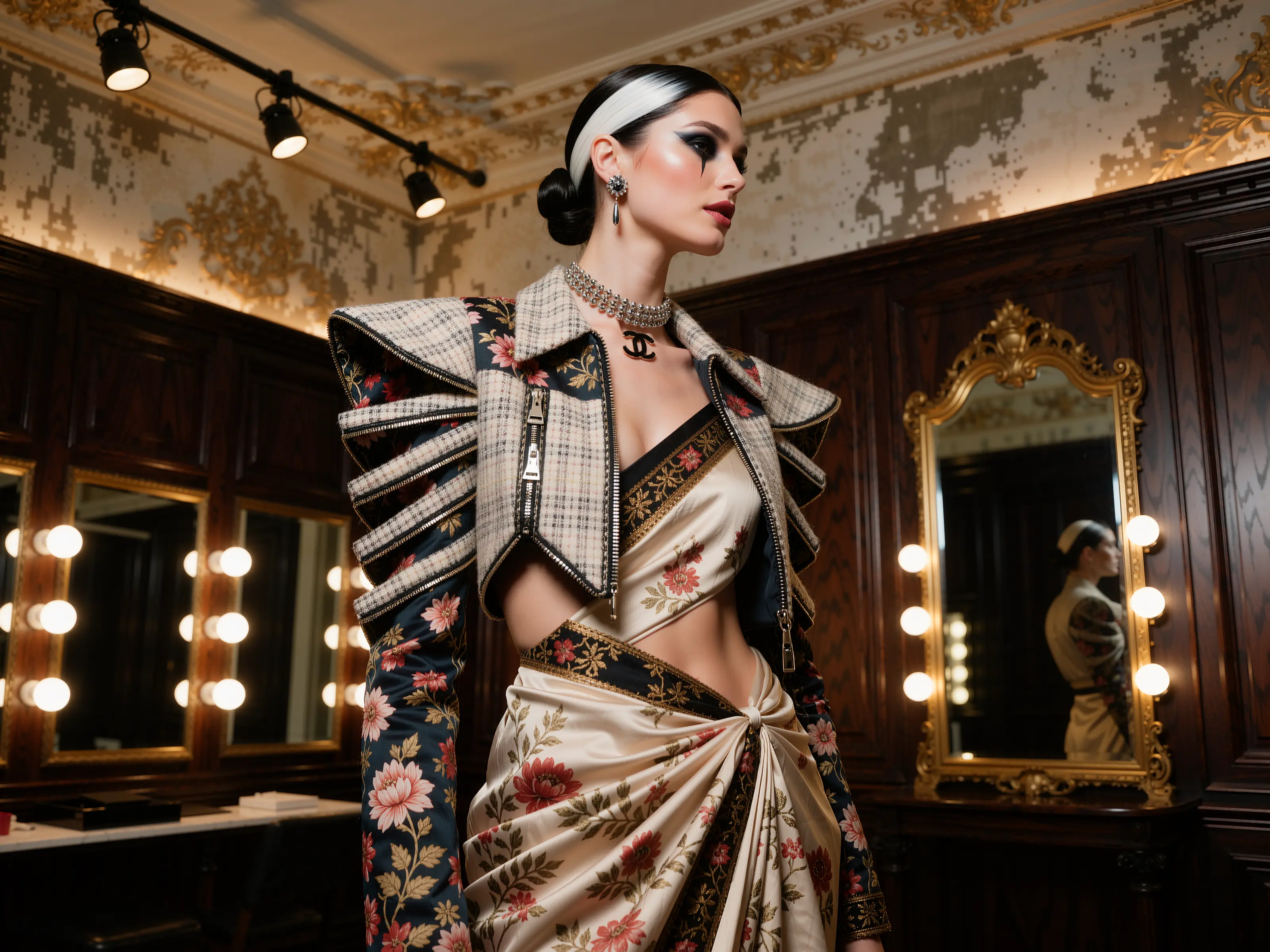 AI generated fashion model